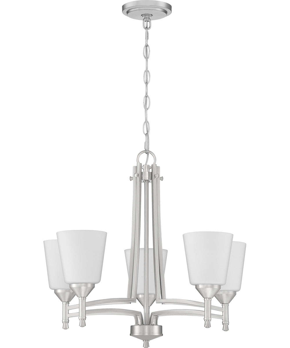 Billingsley 5-light Chandelier Brushed Nickel