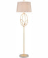 Morely 64'' High 1-Light Floor Lamp - Gold Leaf