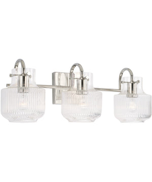 Nyla 3-Light Vanity Polished Nickel