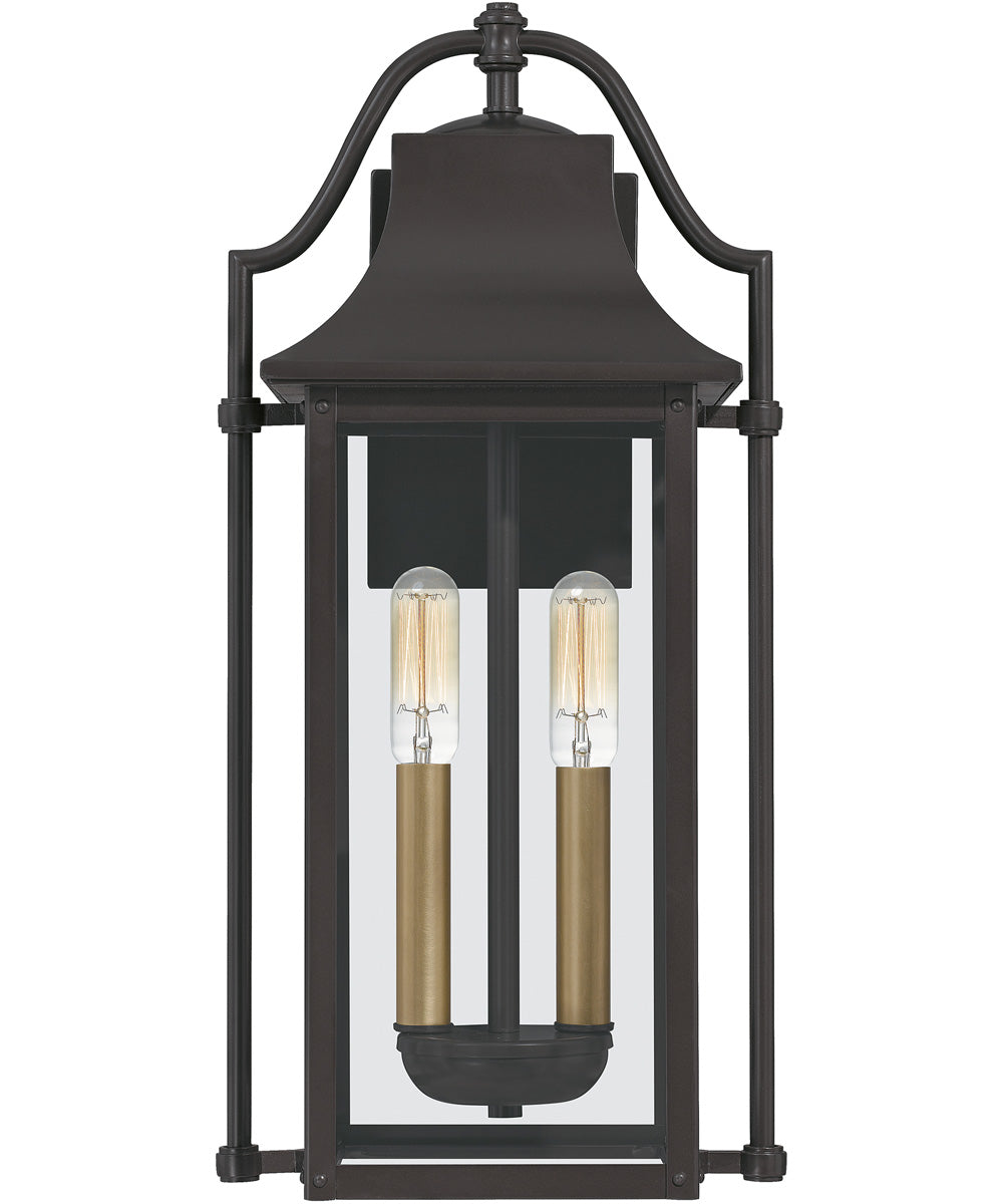 Manning Medium 2-light Outdoor Wall Light  Coastal Armour Aluminum Western Bronze