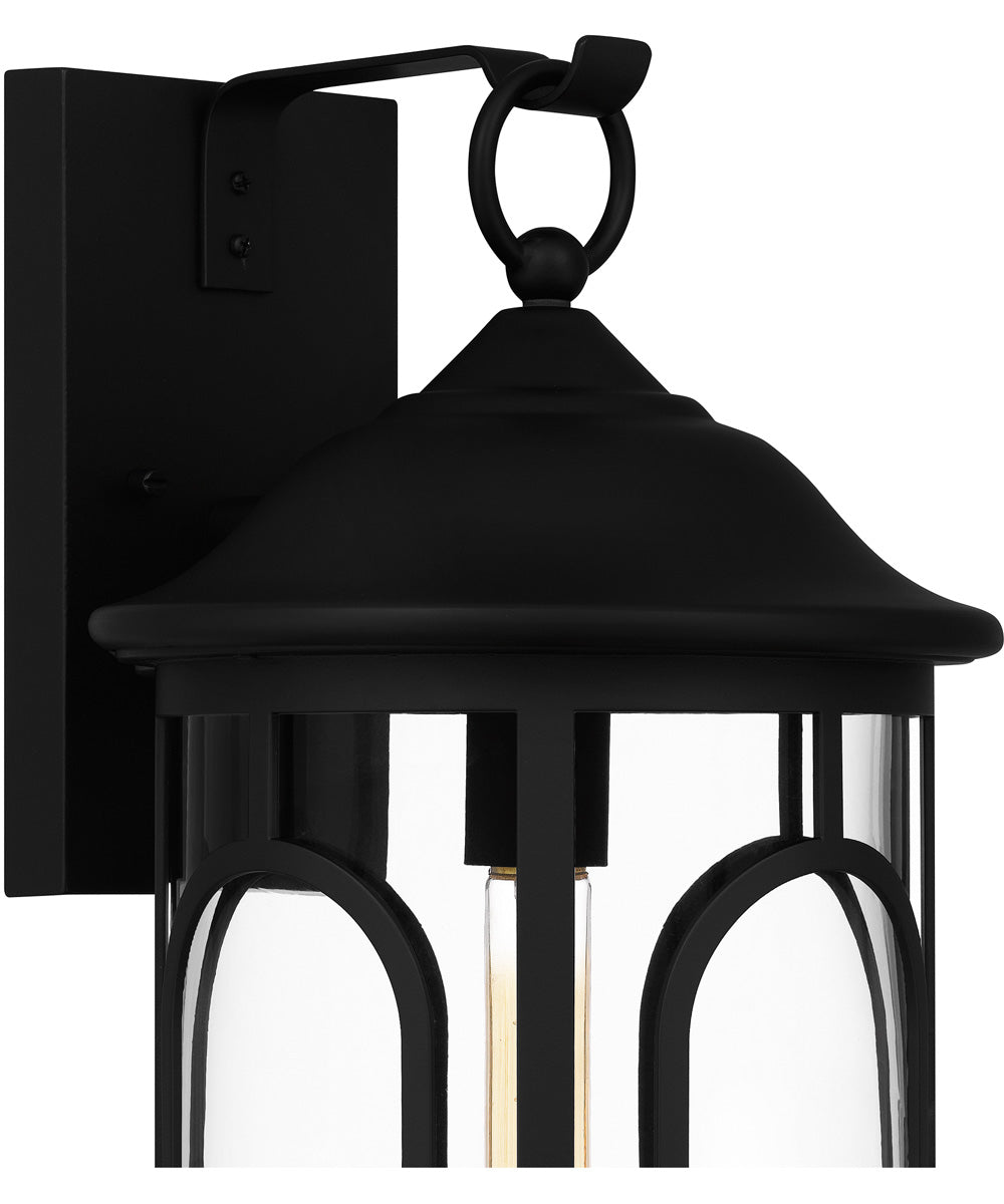 Brampton Large 1-light Outdoor Wall Light  Coastal Armour Aluminum Matte Black