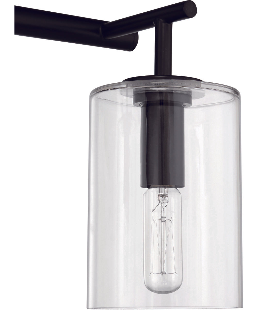 Hailie 3-Light Vanity Flat Black