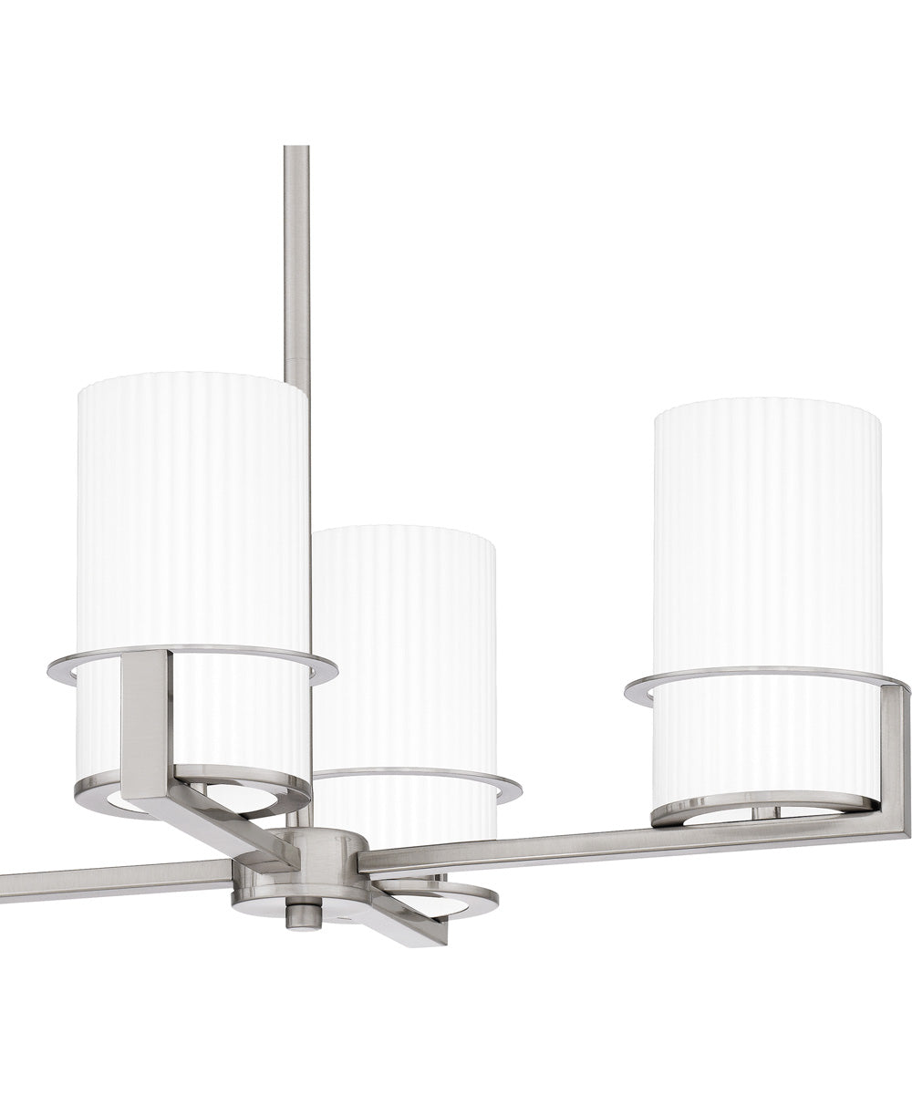 Seymour Medium 6-light Island Light Brushed Nickel