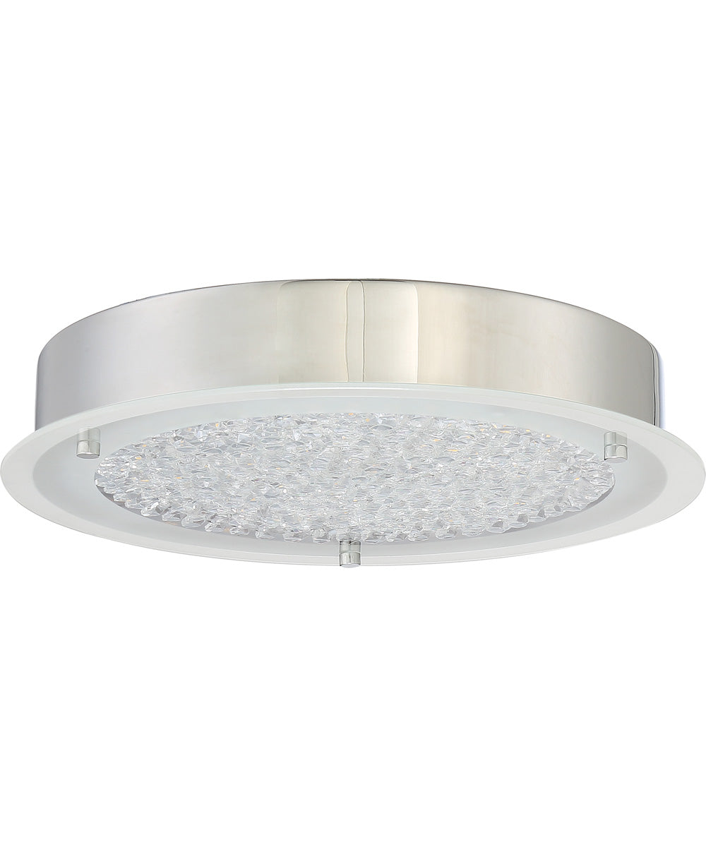 Blaze Small Flush Mount Polished Chrome