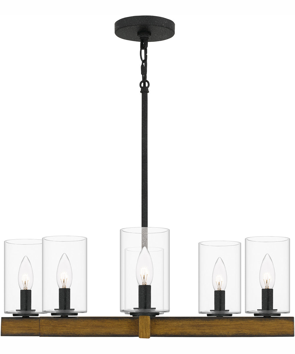 Warrington 6-light Chandelier Natural Iron