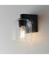 Scoop 1-Light Bath Vanity Black