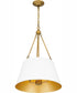 Quoizel Pendant Large 4-light Pendant White
