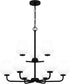 Nielson 9-light Chandelier Matte Black