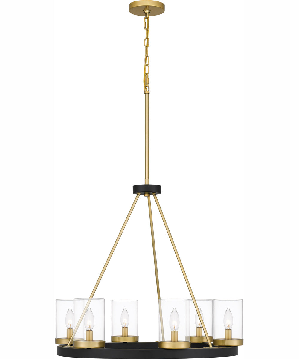 Greeley 6-light Chandelier Matte Black