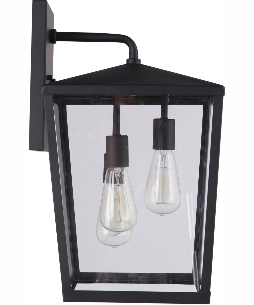 Olsen 3-Light Outdoor Wall Lantern Midnight