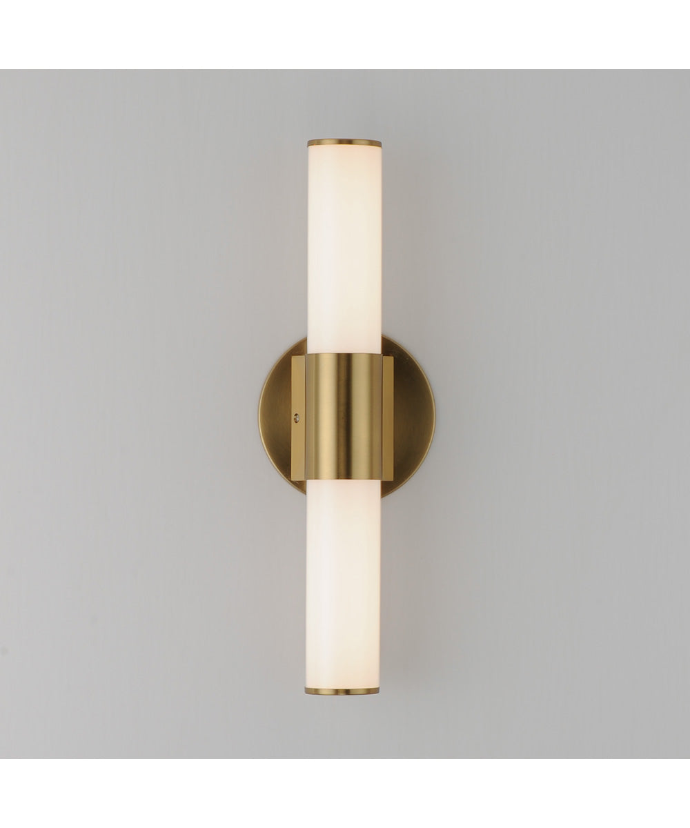 Tubo 18 inch LED Bath Vanity Natural Aged Brass