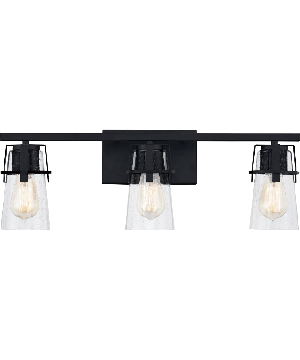 Knox Large 3-light Bath Light Matte Black