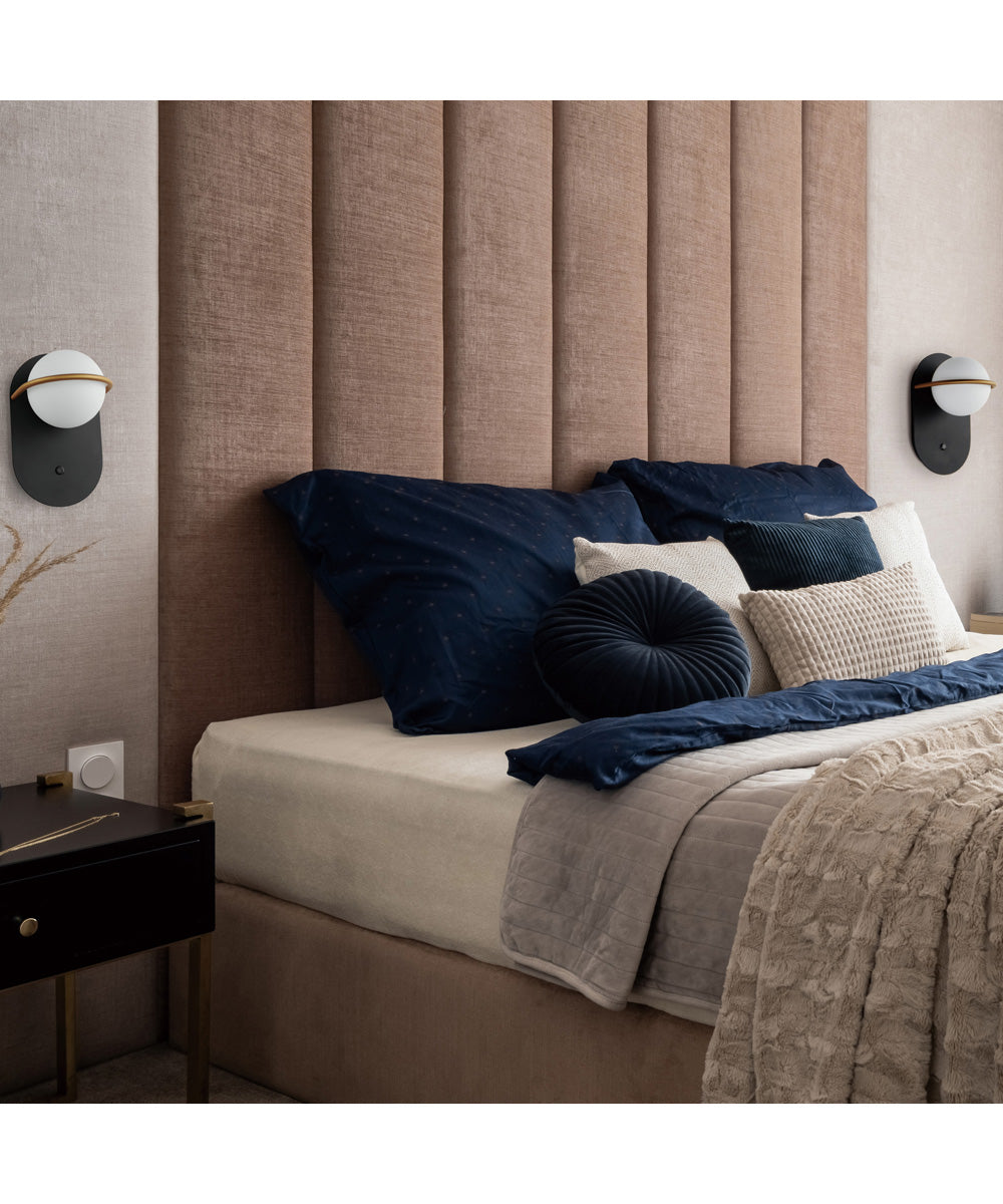 Revolve 1-Light LED Wall Sconce Black / Gold