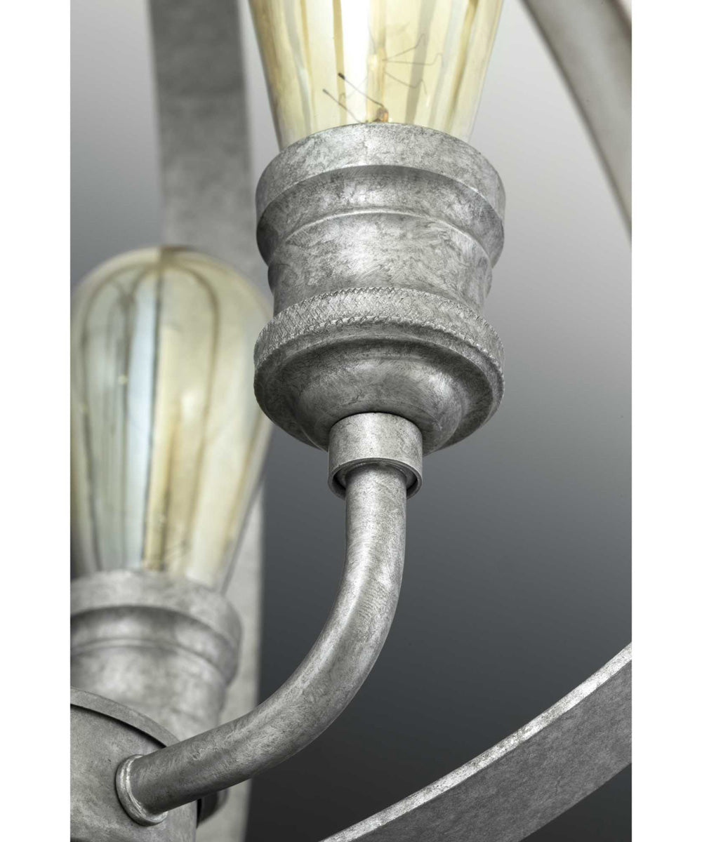 Conestee 1-Light Farmhouse Pendant Light Galvanized Finish