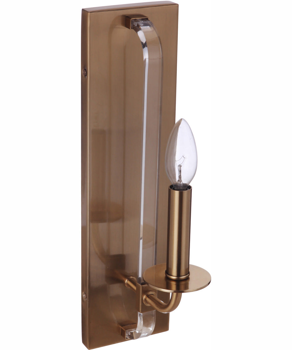 Graclyn 1-Light Wall Sconce Satin Brass
