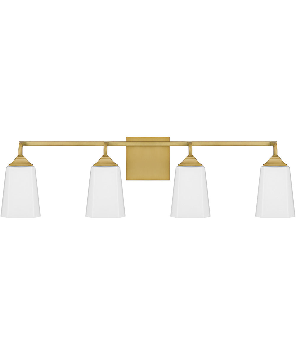 Thoresby Extra Large 4-light Bath Light Aged Brass