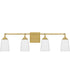 Thoresby Extra Large 4-light Bath Light Aged Brass
