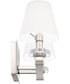 Kelsey Glen Medium 2-light Bath Light Polished Nickel