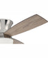 52" Daybreak 1-Light Ceiling Fan Polished Nickel