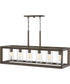 Rhodes 6-Light LED Outdoor Linear in Warm Bronze