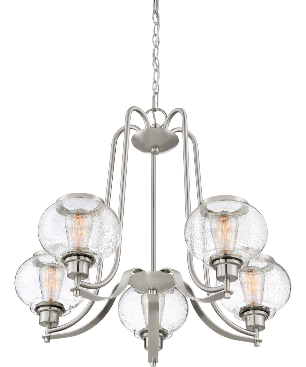 Trilogy 5-light Chandelier Brushed Nickel