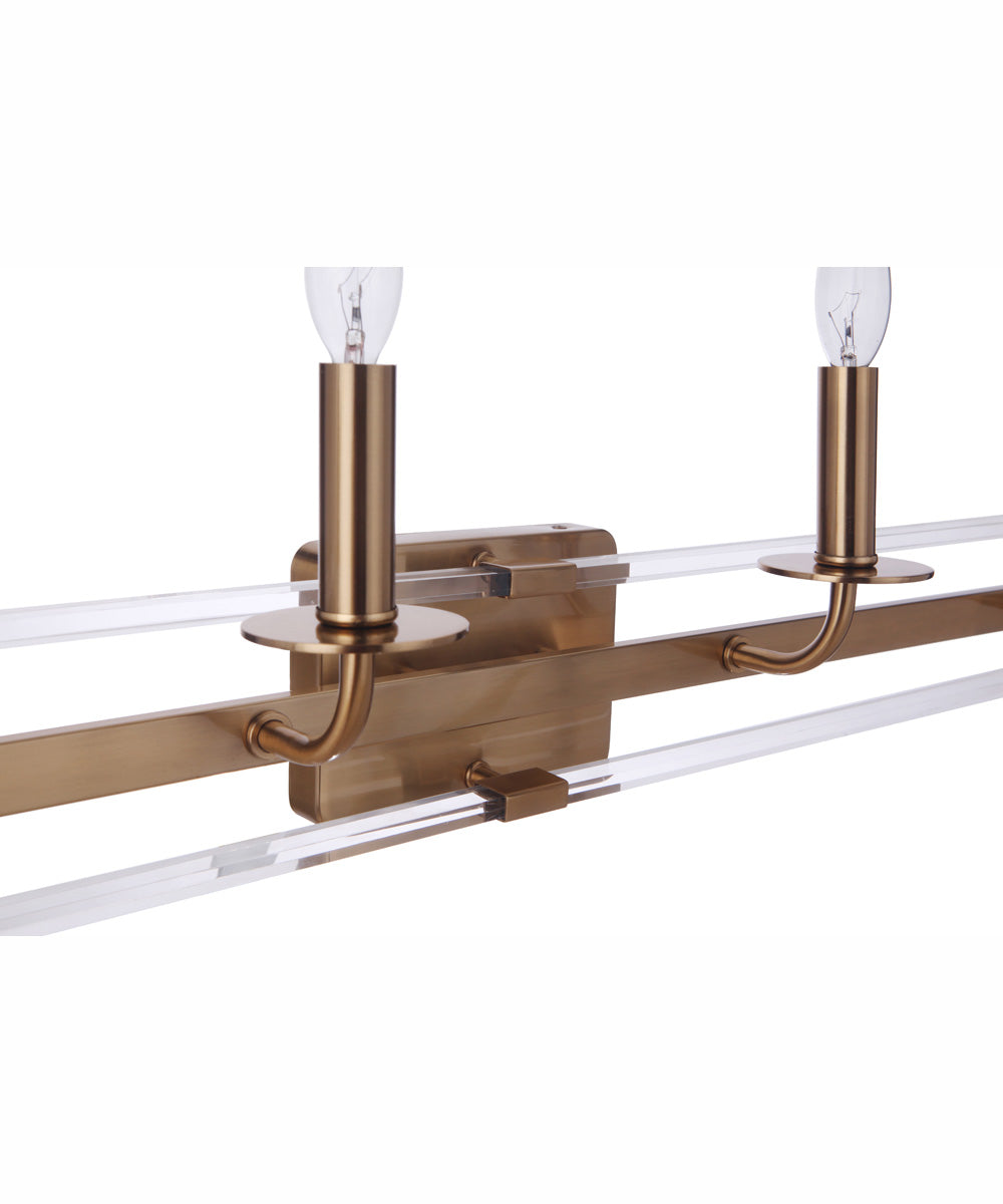 Graclyn 4-Light Vanity Satin Brass