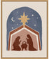 Framed Boho Nativity I by Victoria Barnes Canvas Wall Art Print (23  W x 28  H), Sylvie Maple Frame