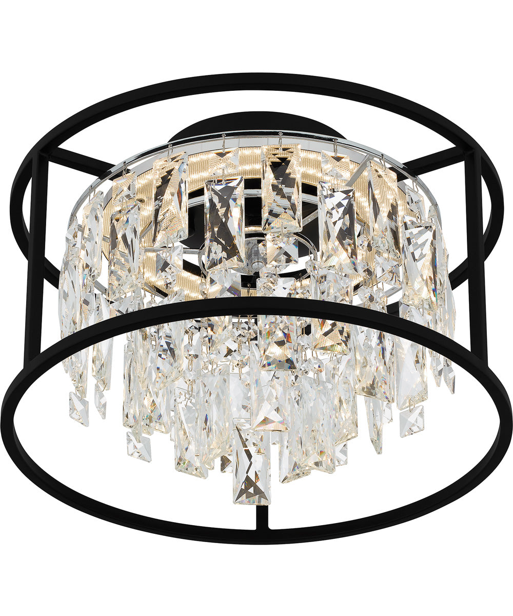 Brillance Medium Flush Mount Matte Black