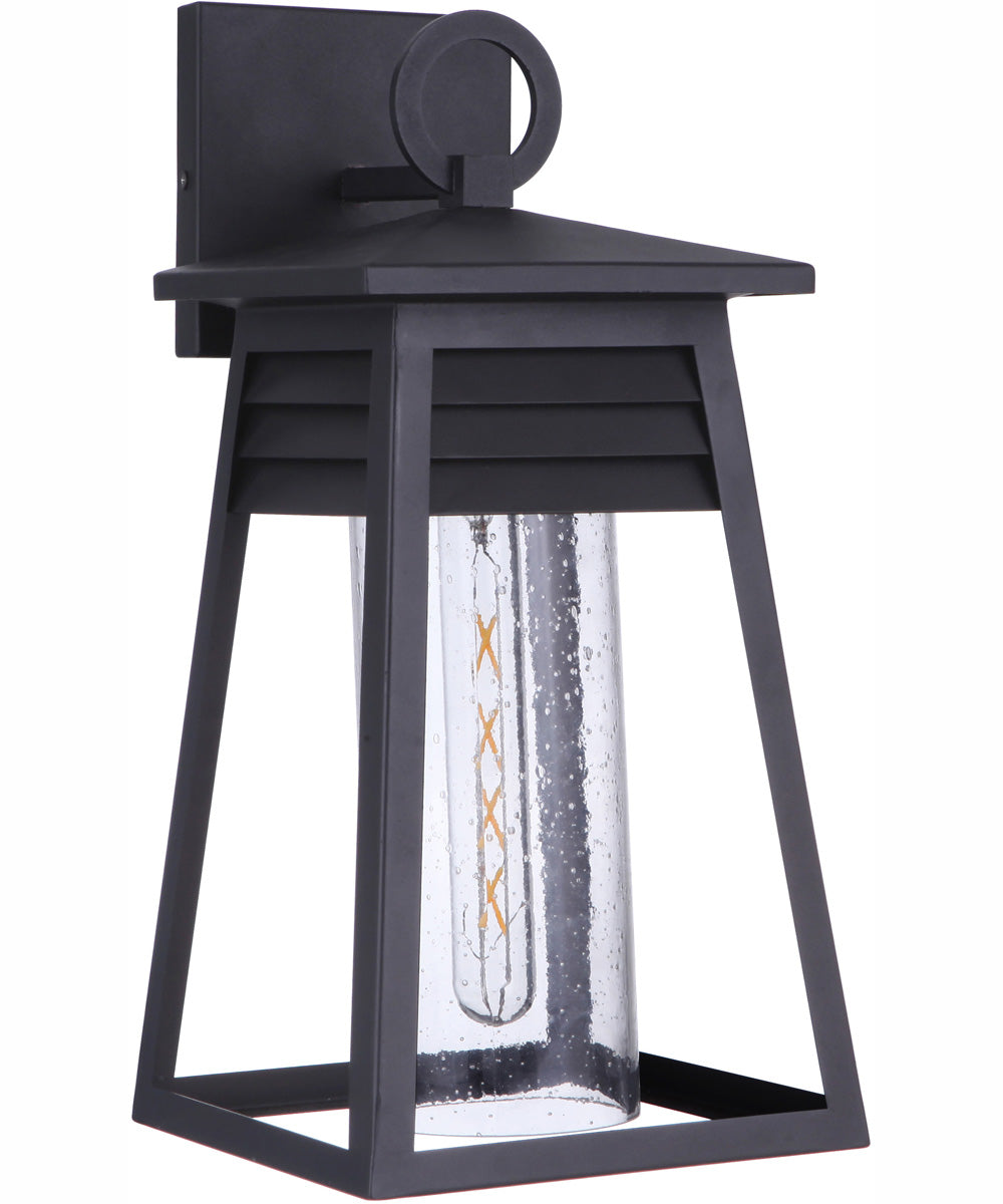 Becca 1-Light Outdoor Wall Lantern Matte Black