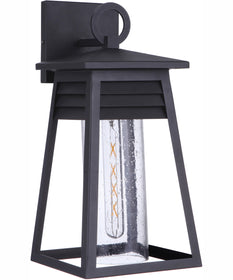 Becca 1-Light Outdoor Wall Lantern Matte Black