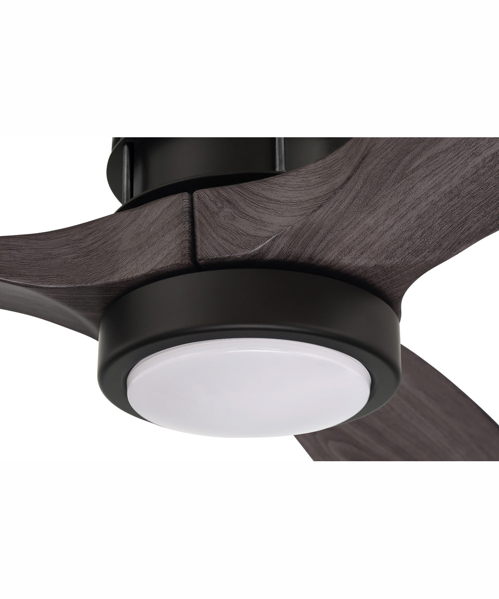 60" Sonnet 1-Light Ceiling Fan Flat Black