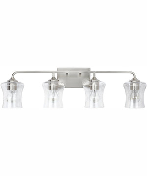 Reeves 4-Light Vanity Brushed Nickel