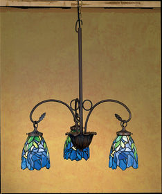 24"W Iris 3 Light Chandelier.613