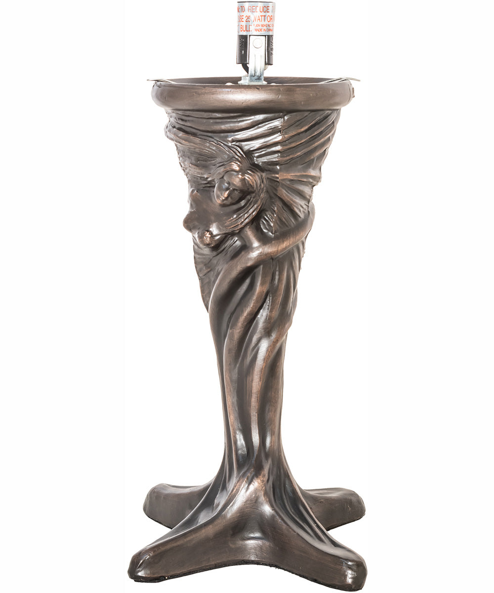 15" High Tiffany Poinsettia Mini Lamp