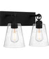 Dacosta Medium 2-light Bath Light Earth Black