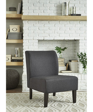 OPEN BOX Triptis Accent Chair Charcoal Gray