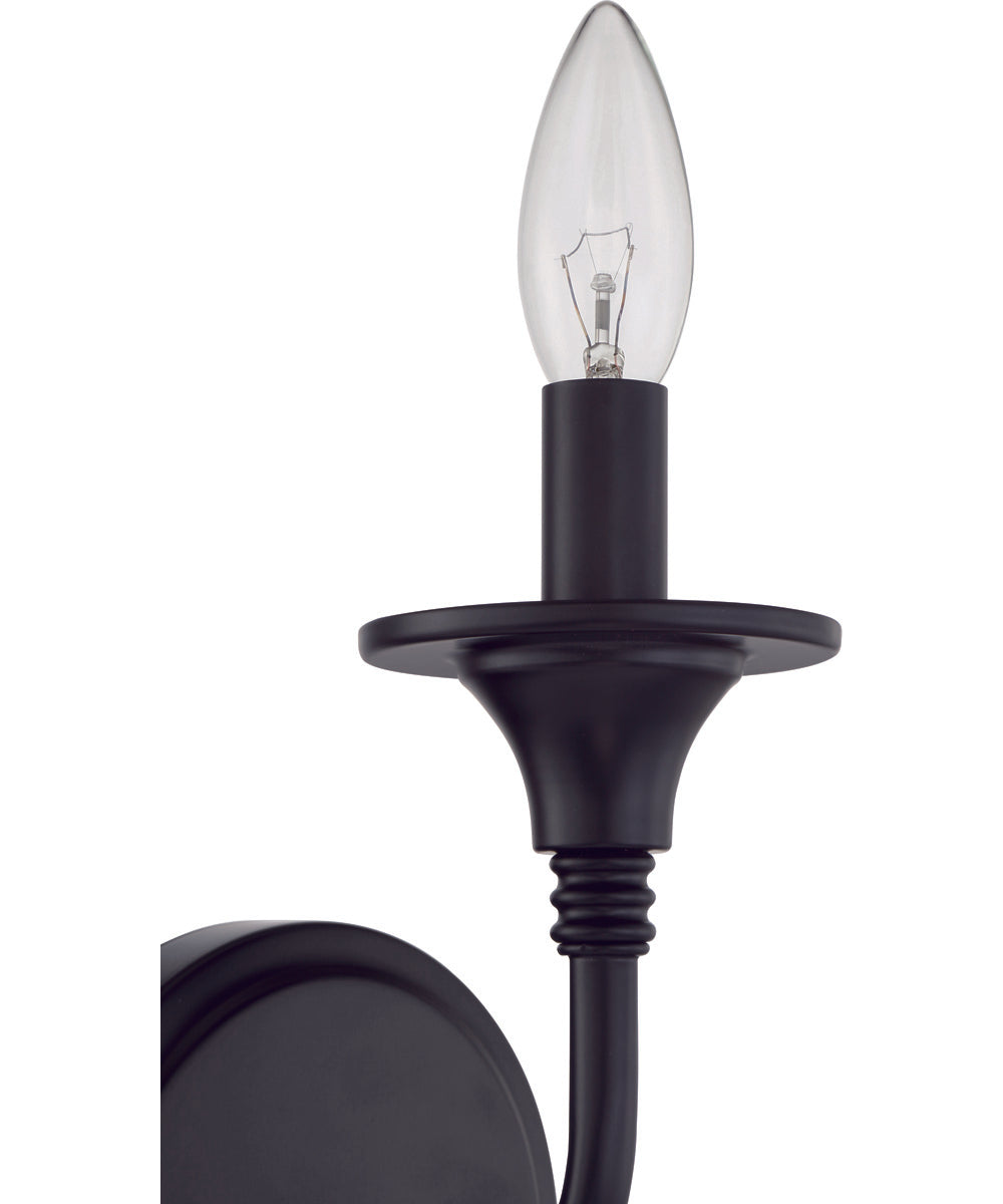 Jolenne 1-Light Wall Sconce Flat Black