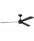 60" Sterling 1-Light Indoor/Outdoor Ceiling Fan Flat Black