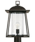 Durham 1-Light Outdoor Post-Lantern Rain or Shine - Oiled Bronze