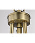 Amado 1-Light Pendant Vintage Brass