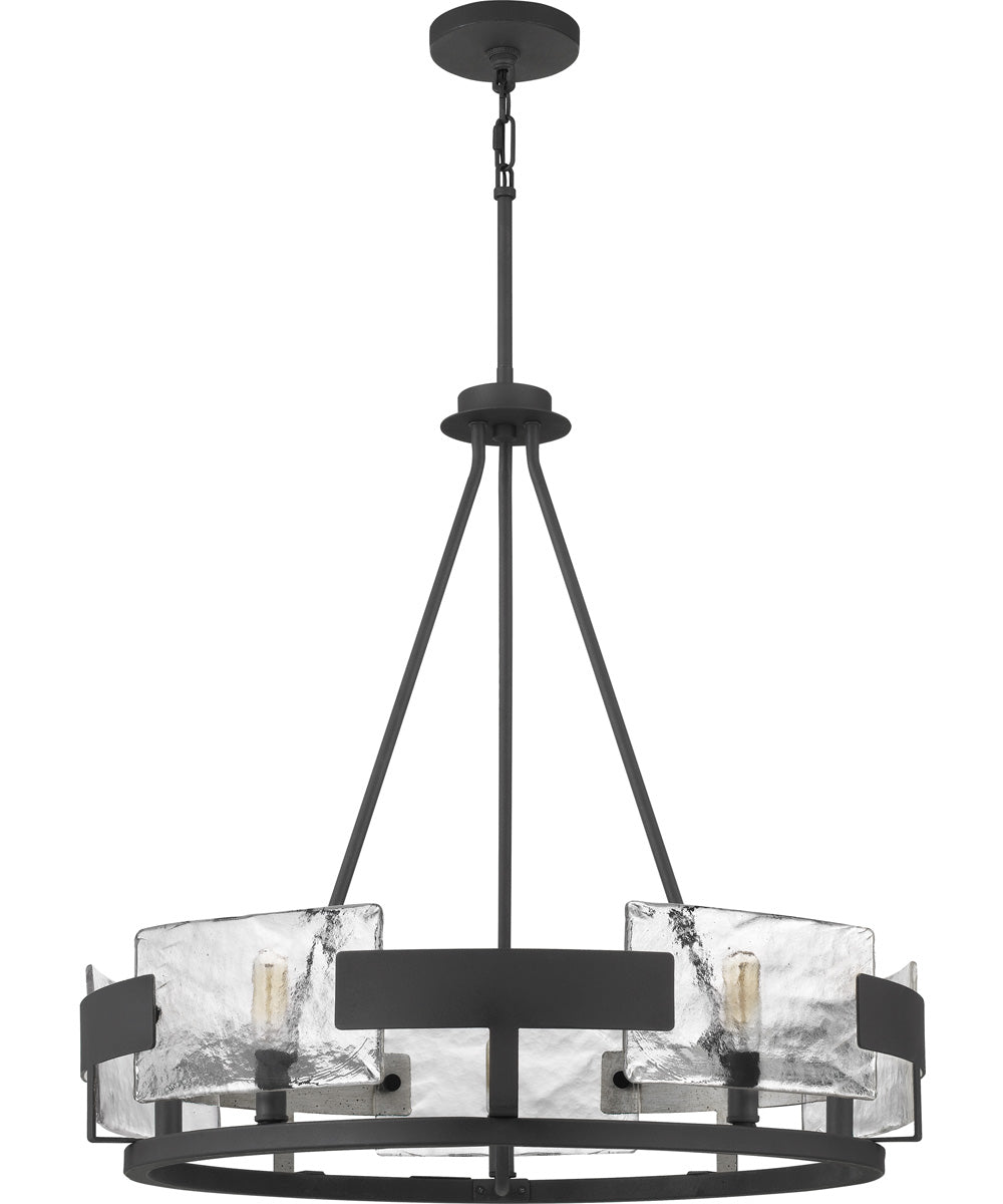 Stratum 5-light Chandelier Royal Ebony