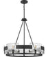 Stratum 5-light Chandelier Royal Ebony