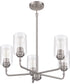 Stowe 5-Light Chandelier Brushed Polished Nickel