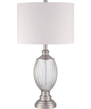 1-Light Table Lamp Brushed Nickel