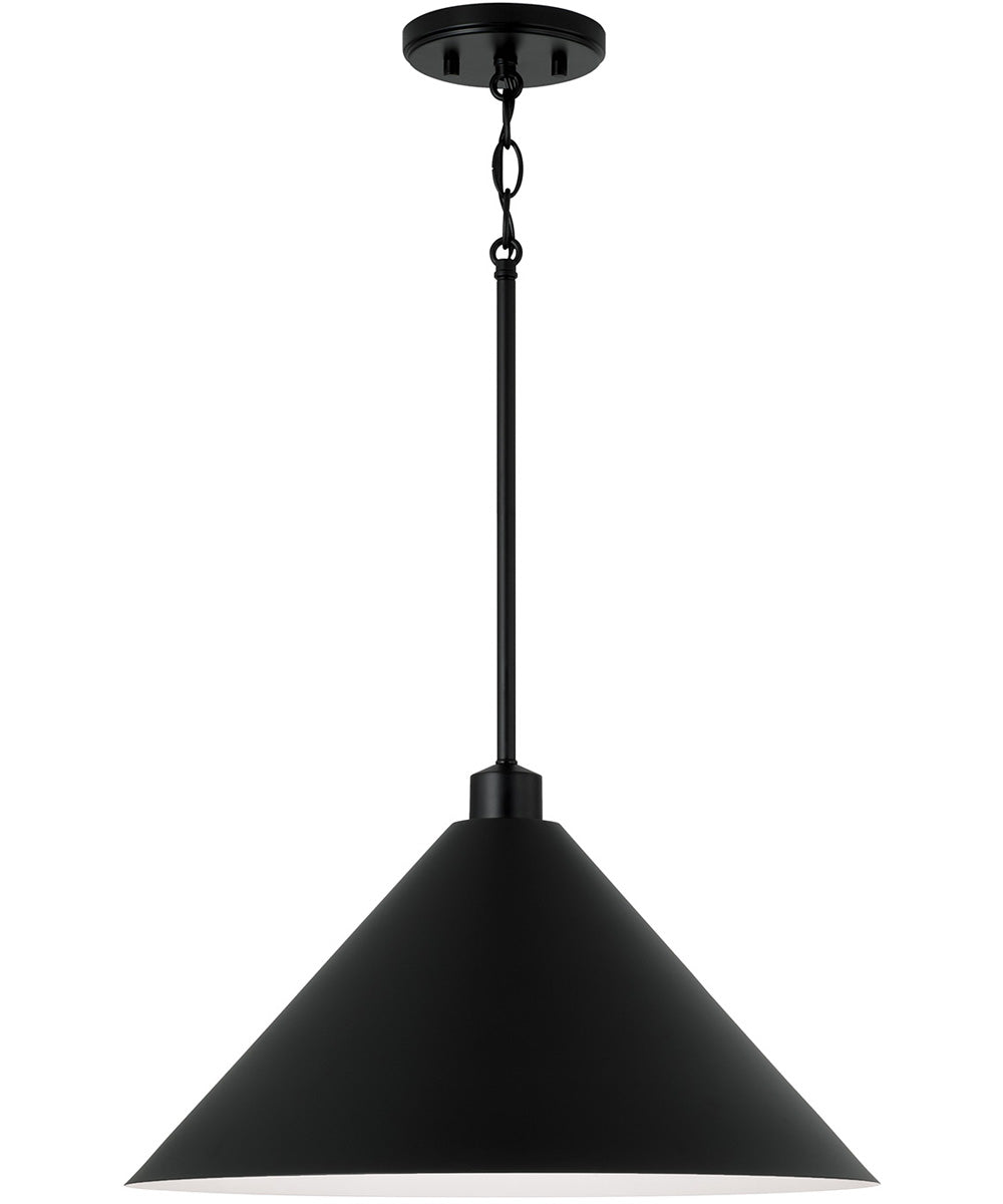 Alden 1-Light Pendant Matte Black
