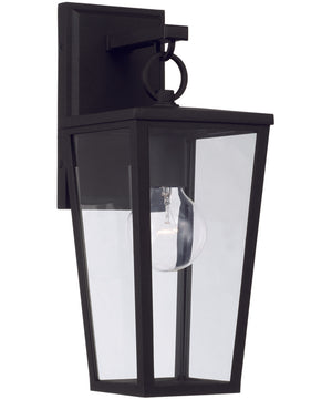 Elliott 1-Light Outdoor Wall-Lantern Black