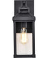 Corning 1-Light Outdoor Matte Black