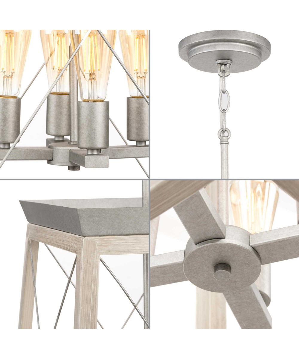 Briarwood 4-Light Farmhouse  Chandelier Foyer Light Galvanized