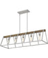Brockton 5-light Island Light Brushed Silver