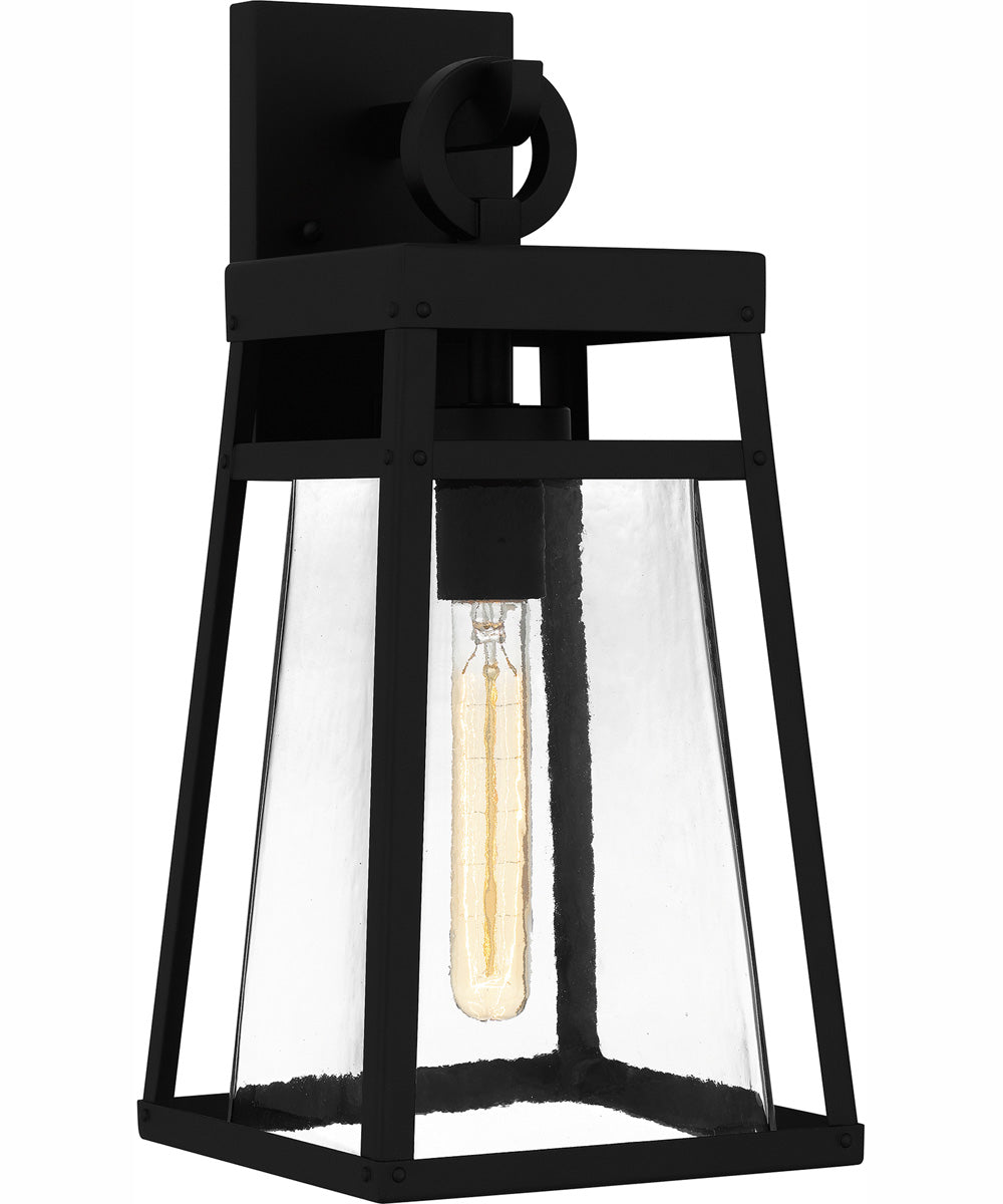 Godfrey Medium 1-light Outdoor Wall Light  Coastal Armour Aluminum Matte Black